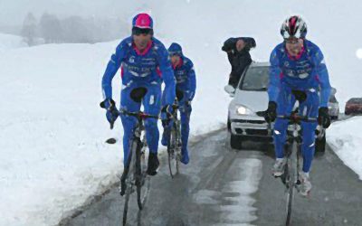 The cyclist’s winter